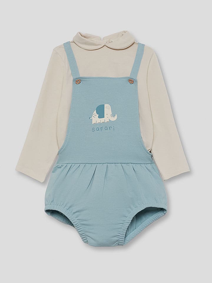 Street MONKEY 2-częściowy zestaw w kolorze beżowo-błękitnym rozmiar: 56