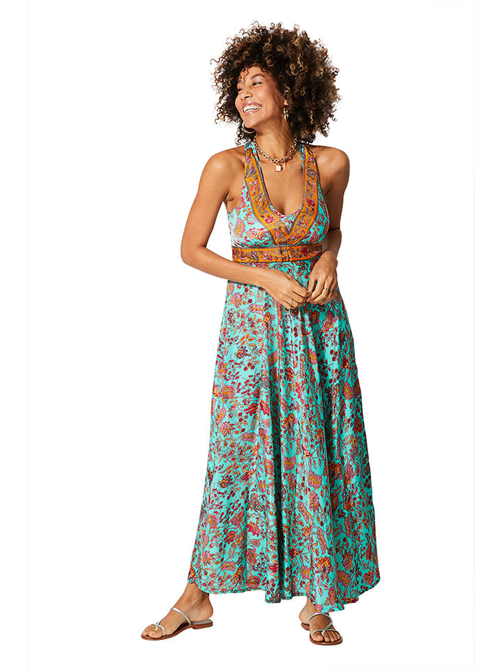 Aller Simplement Sukienka w kolorze turkusowo-pomarańczowym rozmiar: 34/36