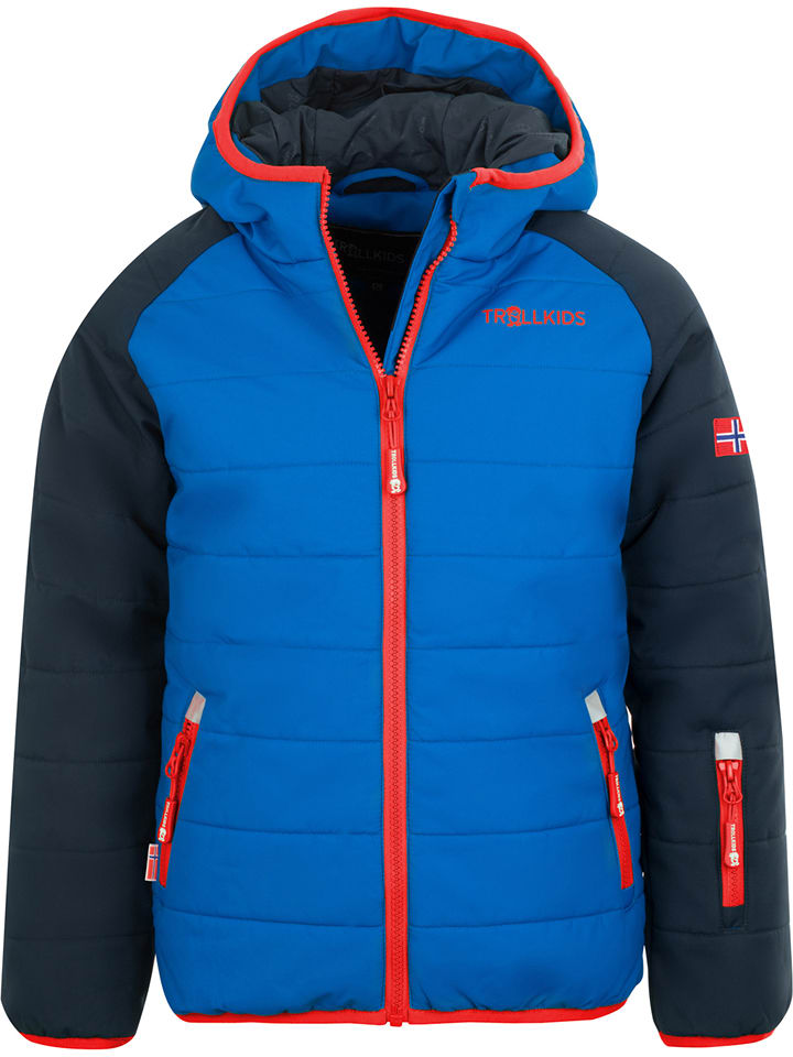 Trollkids Kurtka narciarska "Hafjell Pro" w kolorze niebiesko-granatowym rozmiar: 152