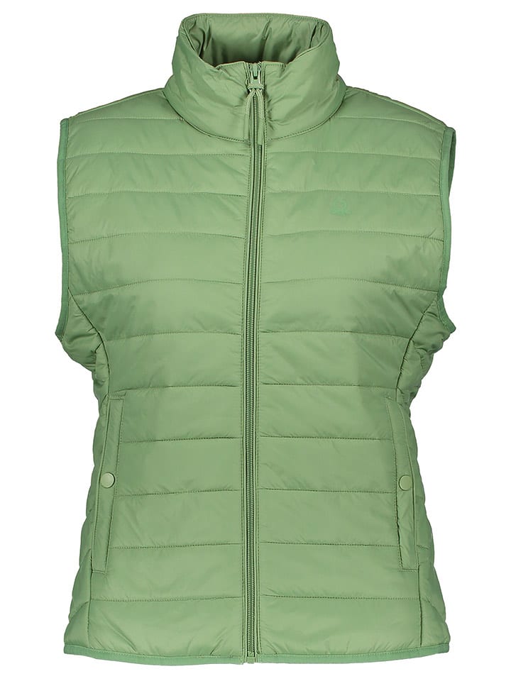 Benetton Kamizelka w kolorze zielonym rozmiar: M