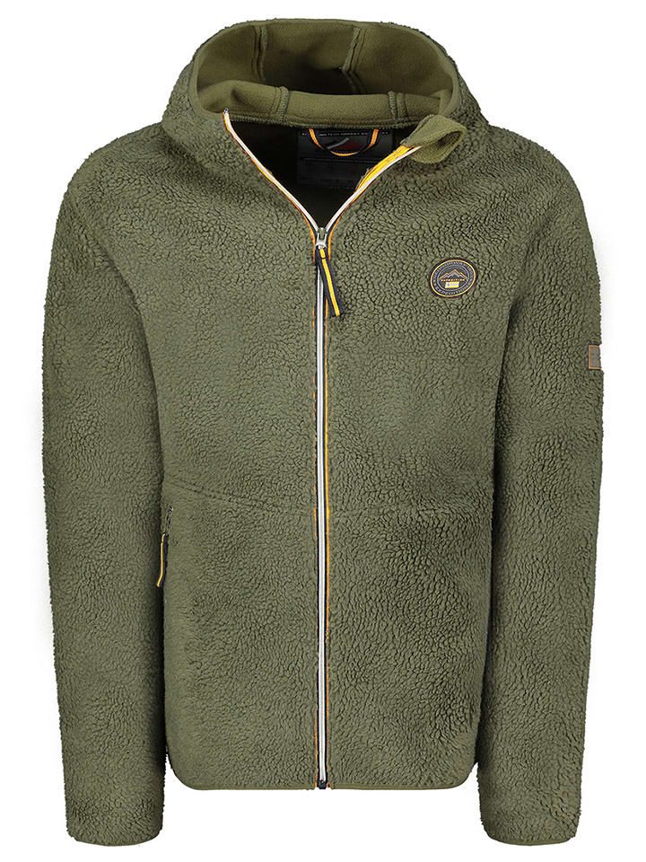 Geographical Norway Kurtka polarowa "Ucherpim" w kolorze khaki rozmiar: L