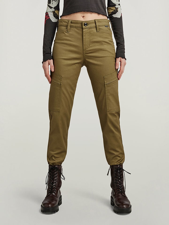 G-Star Bojówki w kolorze khaki rozmiar: W28/L32