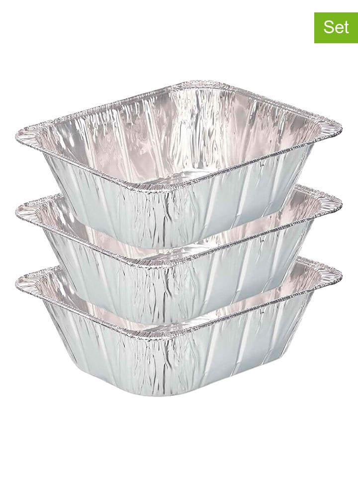 Joybos Aluminiowe formy (3 szt.) do frytkownicy beztłuszczowej - 32 x 26 cm rozmiar: onesize