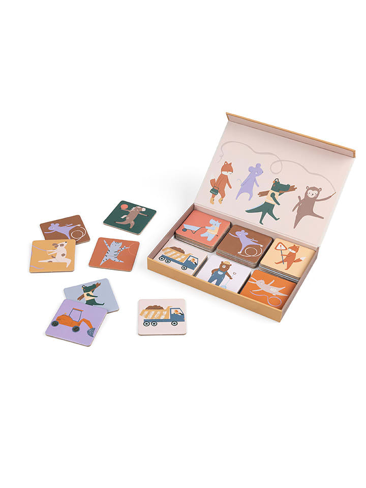 Sebra Gra pamięciowa "Toes & Builders" - 3+ rozmiar: onesize