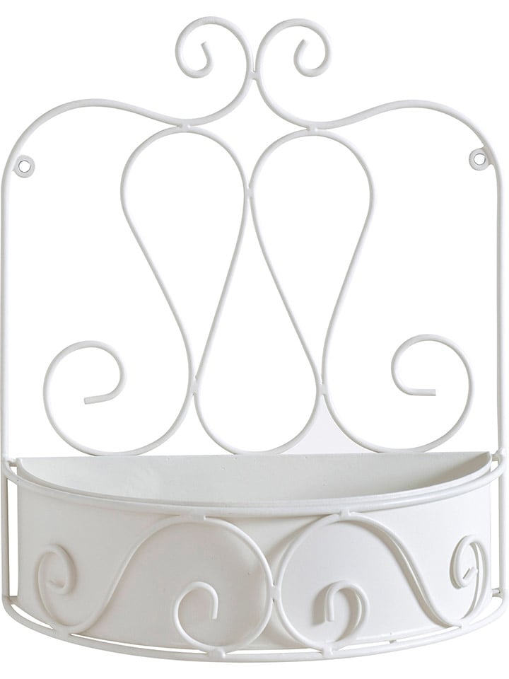 heine home Regał ścienny w kolorze białym - 30 x 34 x 15 cm rozmiar: onesize