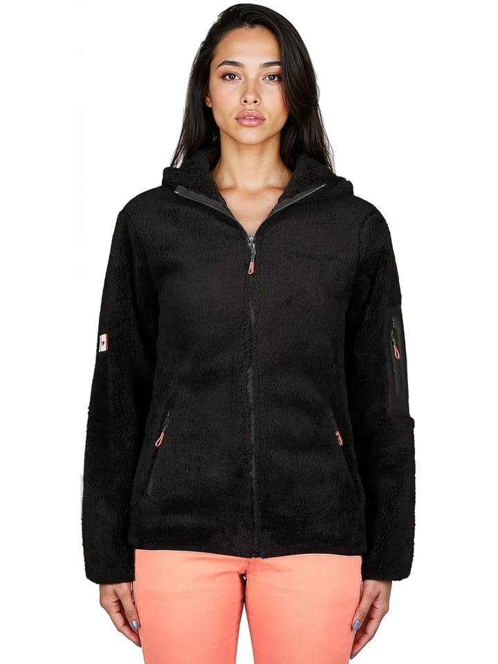 Canadian Peak Kurtka polarowa "Ulebeak" w kolorze czarnym rozmiar: M