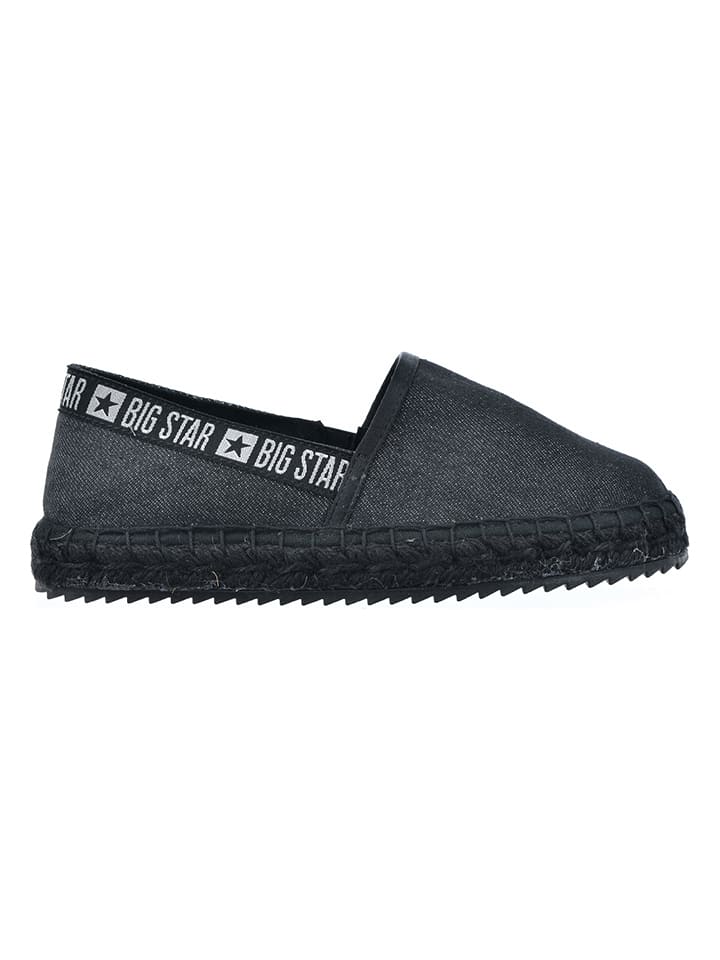 BIG STAR Espadryle w kolorze czarnym rozmiar: 37