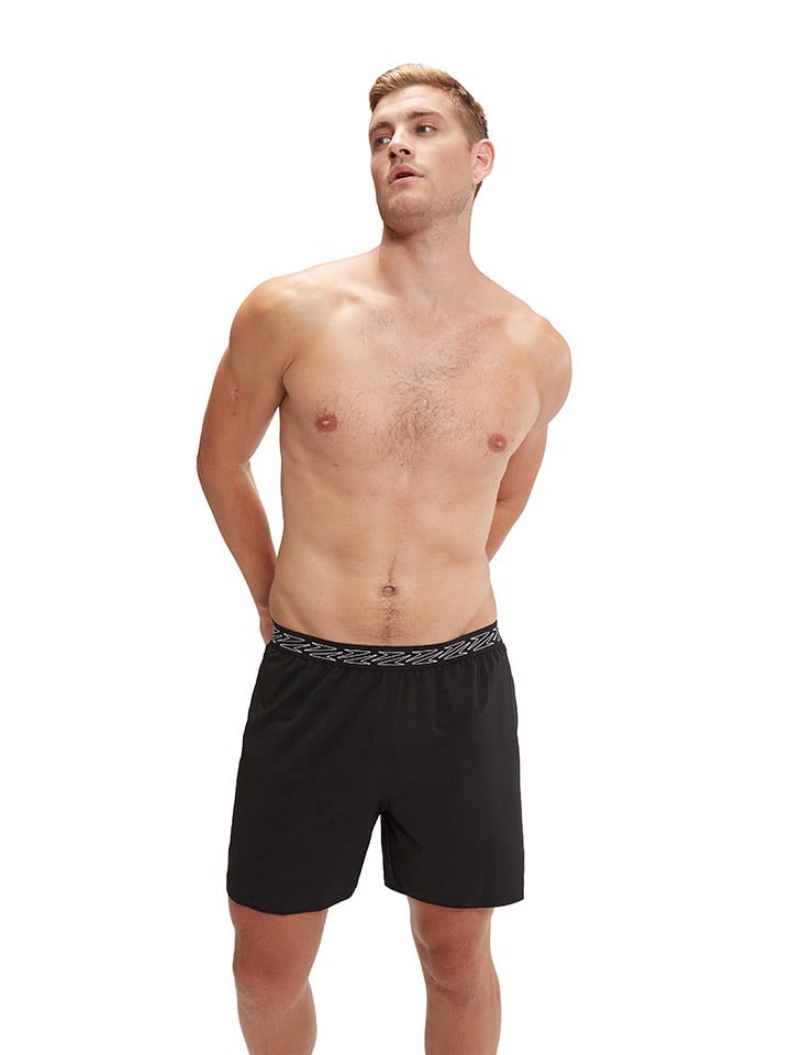 Speedo Szorty kąpielowe "Eco H-Boom" w kolorze czarnym rozmiar: M