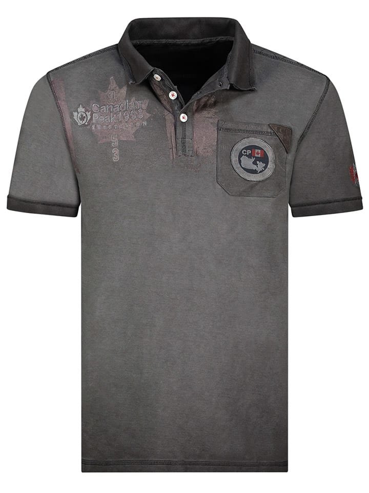Canadian Peak Koszulka polo "Kimaceak" w kolorze antracytowym rozmiar: XXL