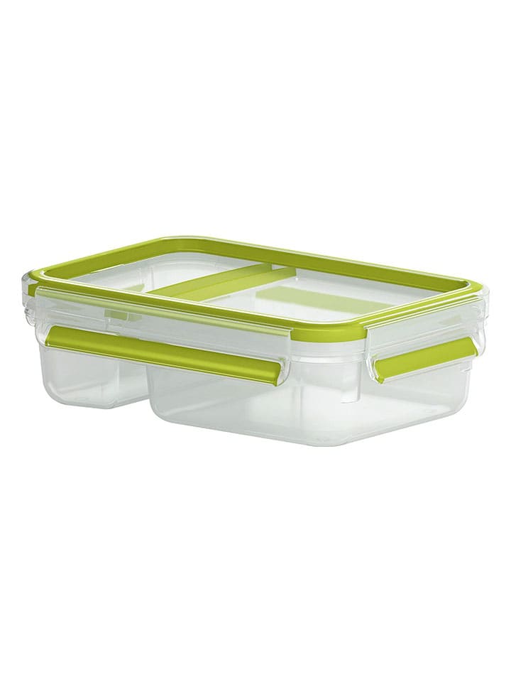 Emsa Pojemnik "Clip & Go" w kolorze zielonym na jogurt - 600 ml rozmiar: onesize