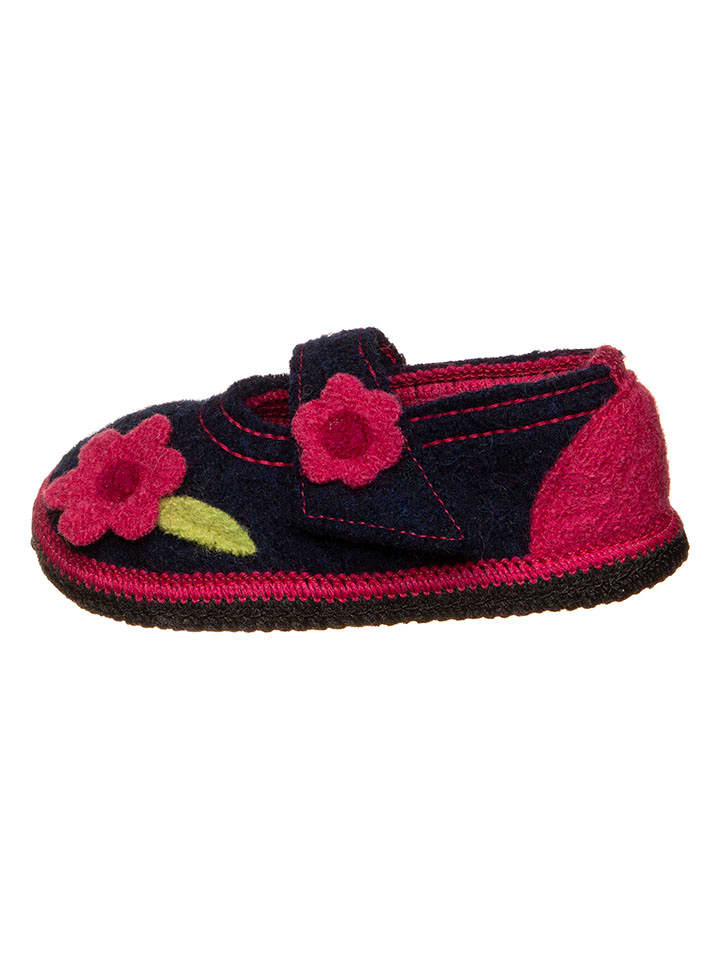 kitz-pichler Kapcie "Becky" w kolorze granatowo-różowym rozmiar: 29