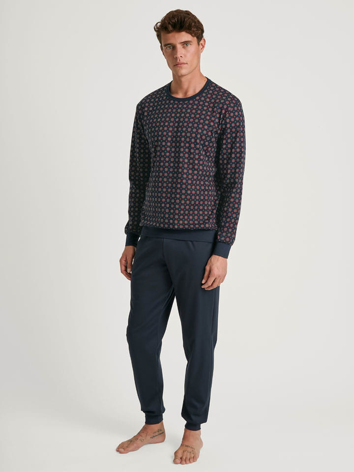 Calida Piżama w kolorze granatowo-czerwonym rozmiar: XL