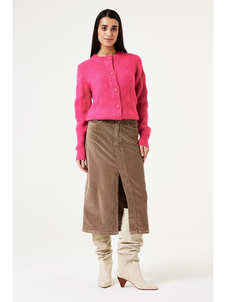 Garcia Kardigan w kolorze różowym rozmiar: L