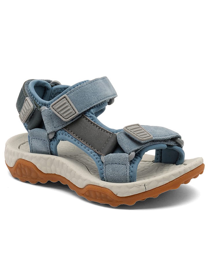 bisgaard Sandały w kolorze szaro-błękitnym rozmiar: 34