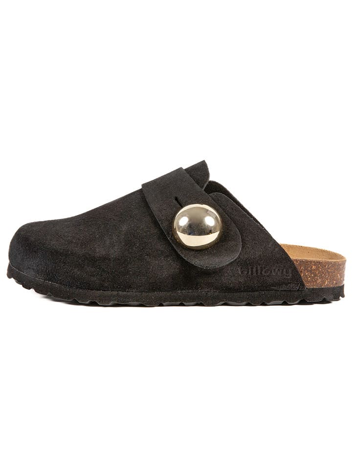 billowy Skórzane chodaki w kolorze czarnym rozmiar: 37