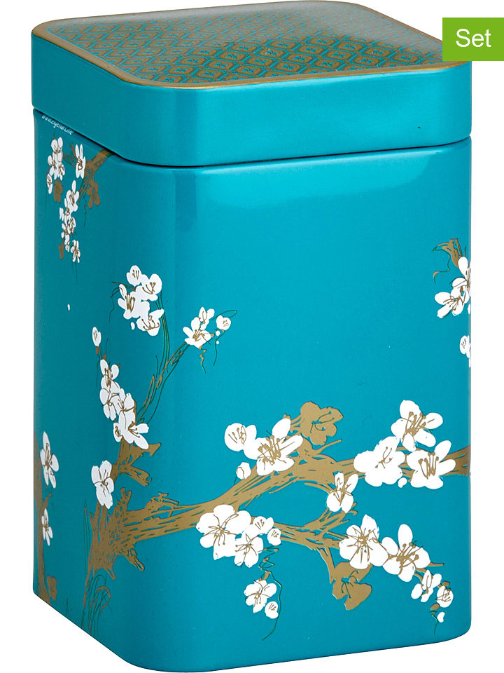 Eigenart Puszki (3 szt.) "Japan" w kolorze niebiesko-czerwonym na herbatę - 100 g rozmiar: onesize