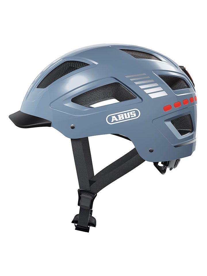 ABUS Kask rowerowy "Hyban 2.0 LED" w kolorze błękitnym rozmiar: 58-63 cm