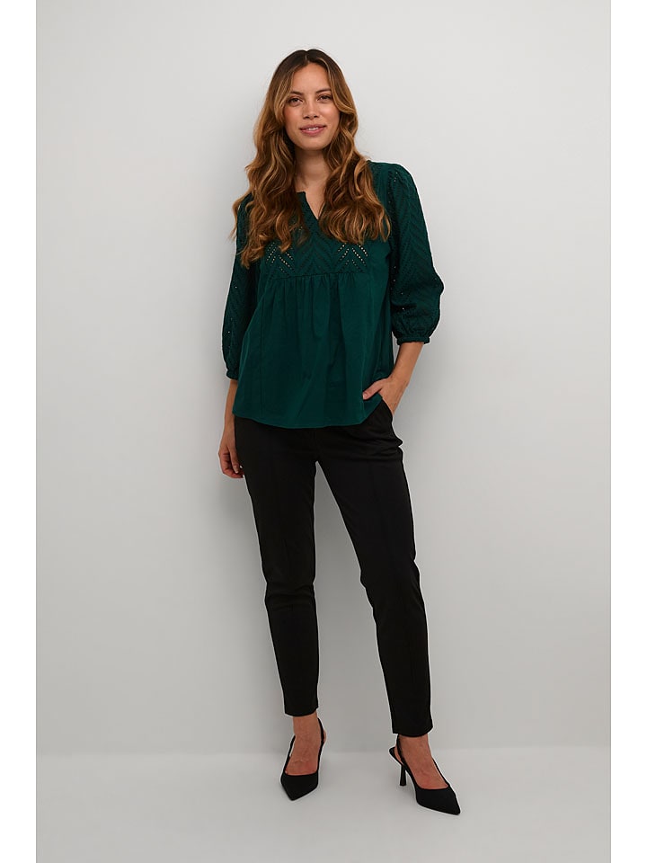 CULTURE Bluzka w kolorze zielonym rozmiar: XXL