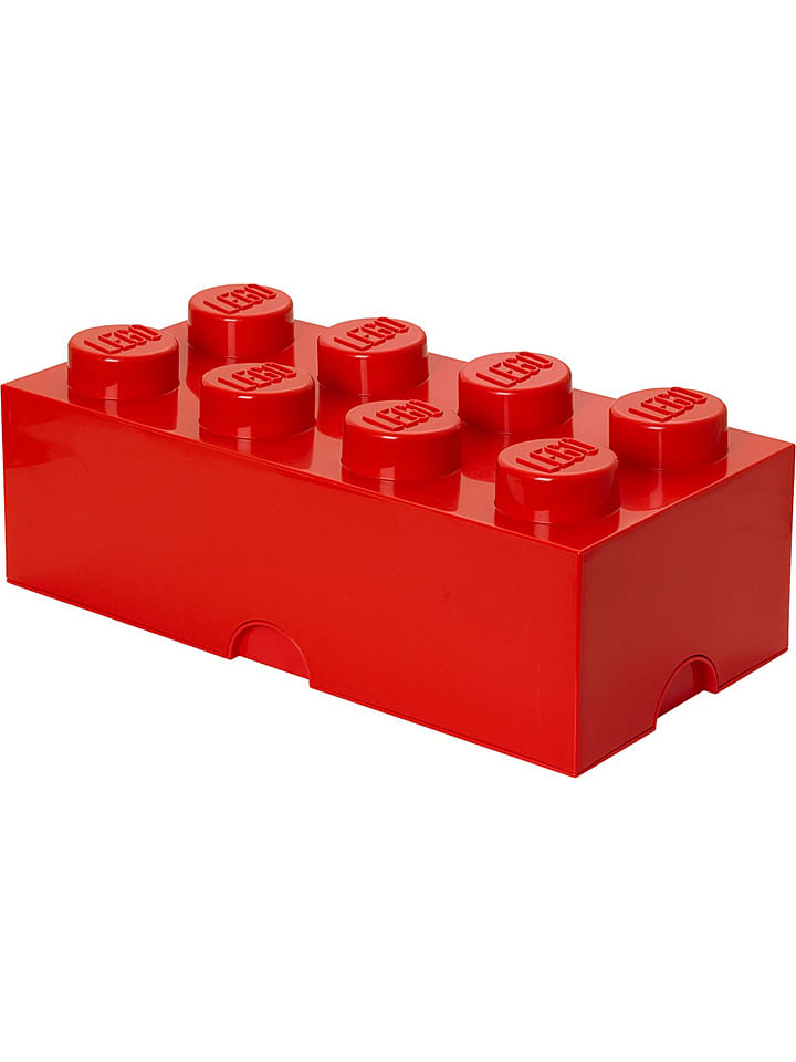 LEGO Pojemnik "Brick 8" w kolorze czerwonym - 50 x 18 x 25 cm rozmiar: onesize