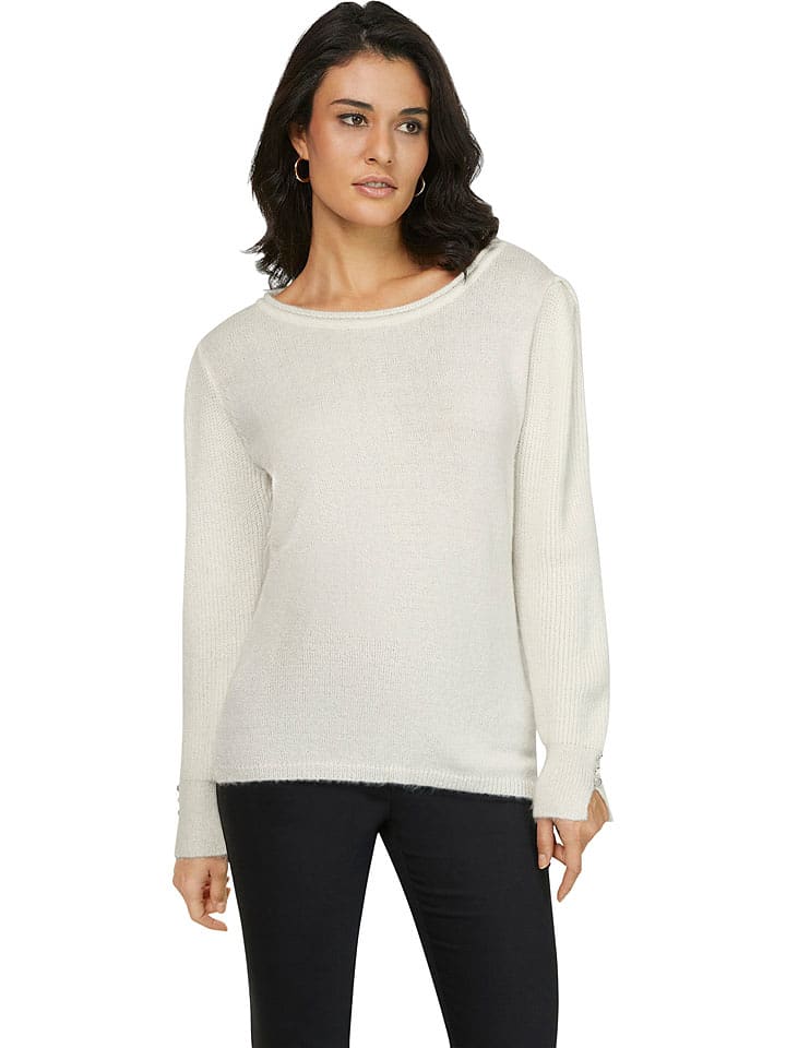 WITT WEIDEN Sweter w kolorze kremowym rozmiar: 38