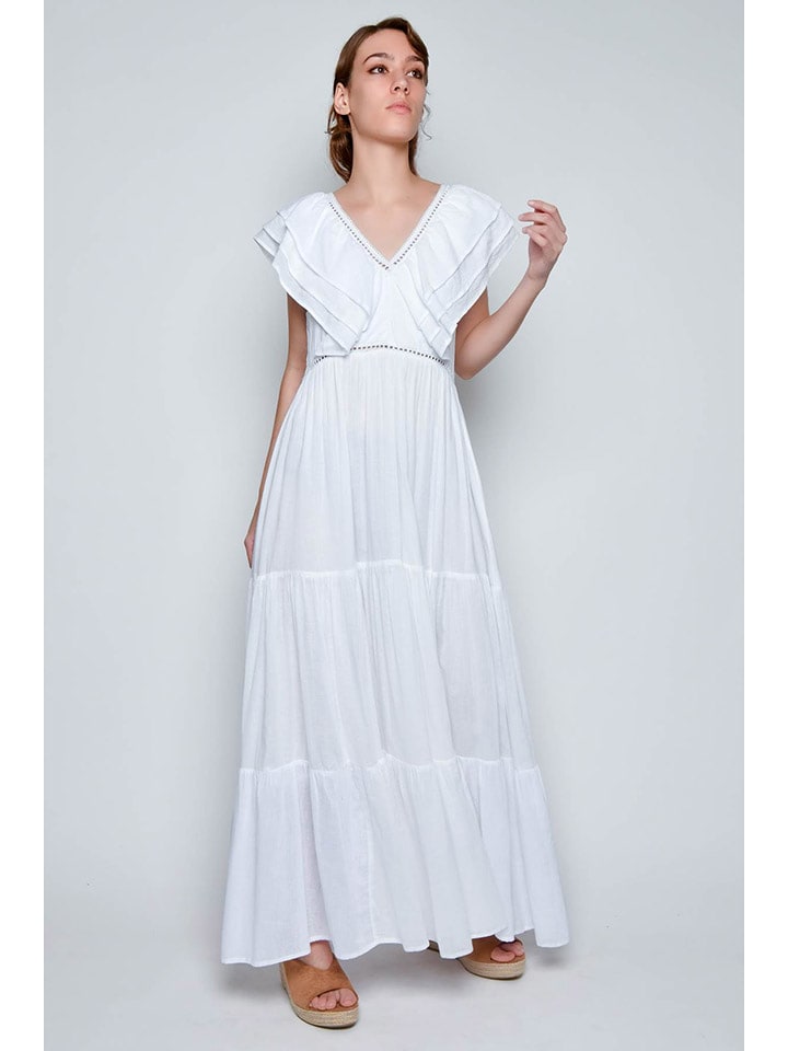 H.H.G. Sukienka w kolorze białym rozmiar: XL