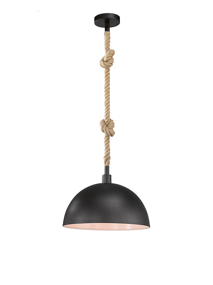 FISCHER & HONSEL Lampa wisząca w kolorze czarnym - Ø 40 cm rozmiar: onesize