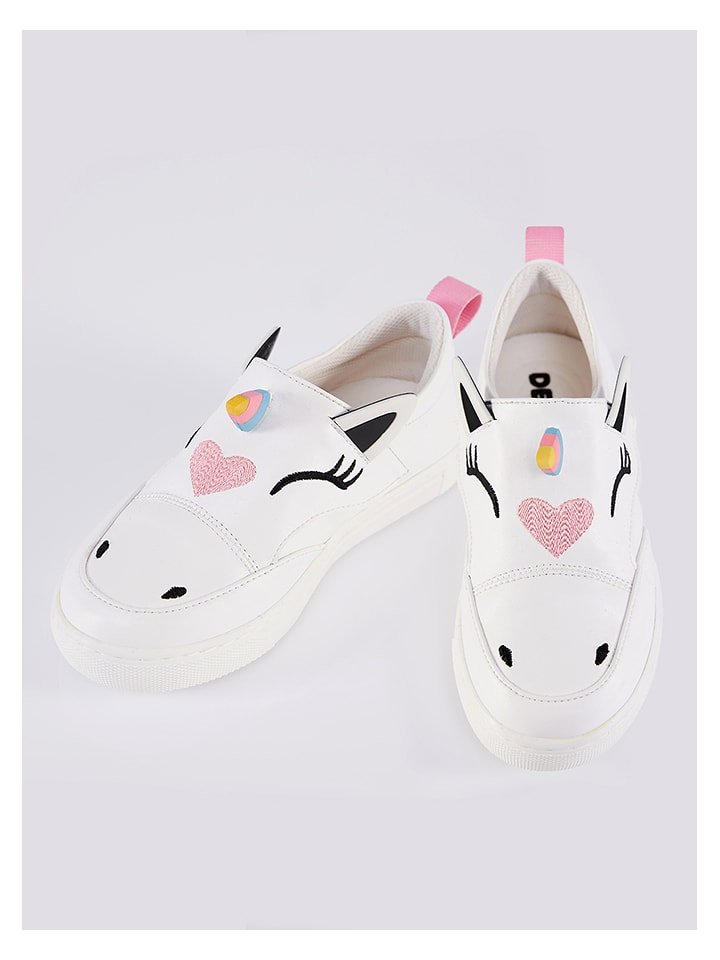 Denokids Slippersy w kolorze białym rozmiar: 33