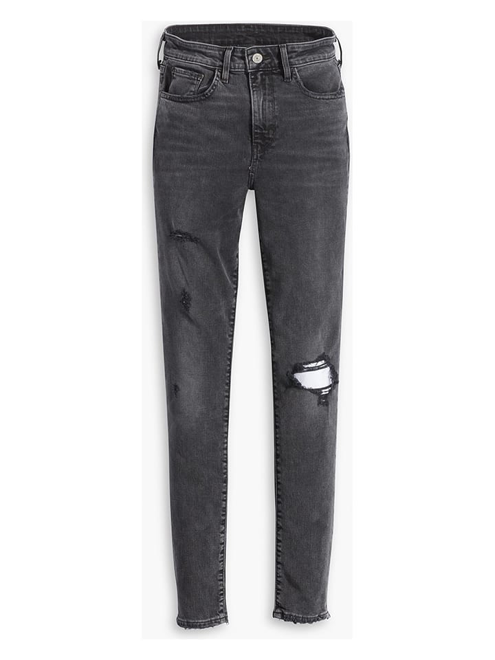 Levi´s Dżinsy "Mile" - Super Skinny fit - w kolorze antracytowym rozmiar: W23/L28