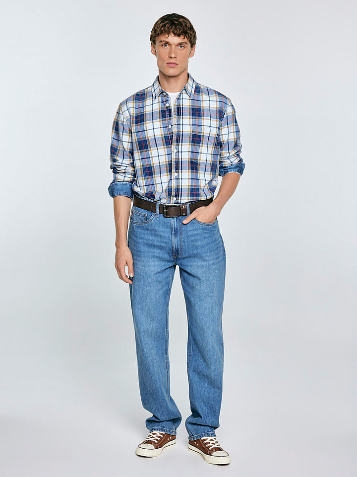 BIG STAR Koszula "Merowi" - Regular fit - w kolorze błękitno-niebieskim rozmiar: 3XL