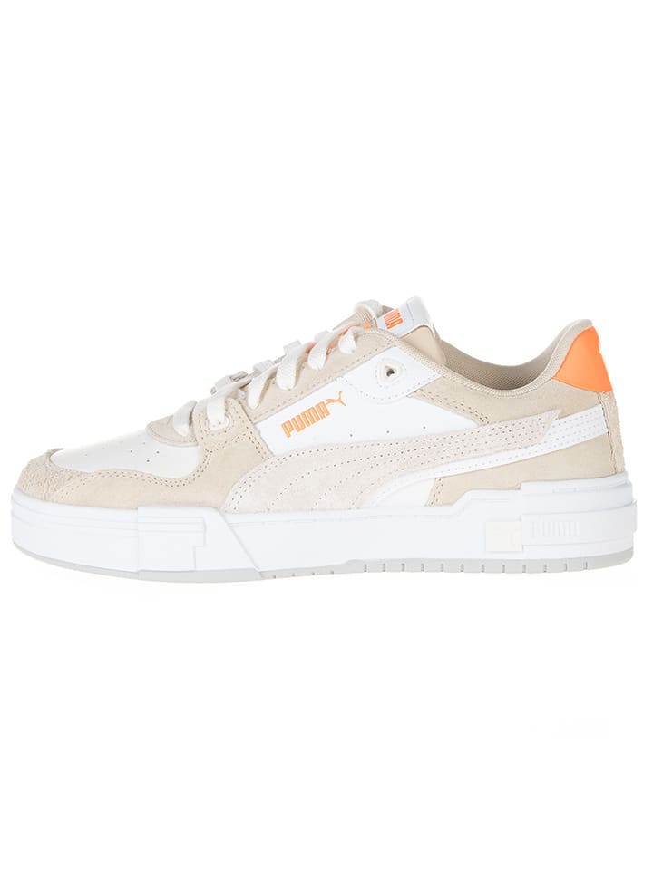 Puma Skórzane sneakersy "CA Pro Glitch Suede" w kolorze kremowo-beżowym rozmiar: 40,5