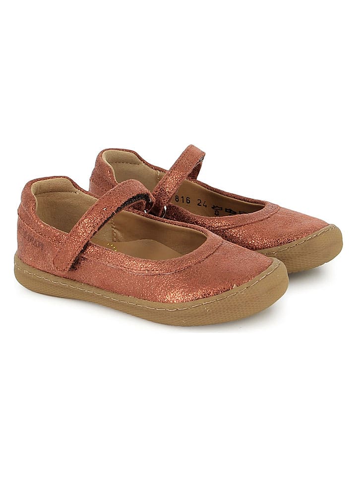 Pom D'api Skórzane baleriny w kolorze pomarańczowym rozmiar: 36