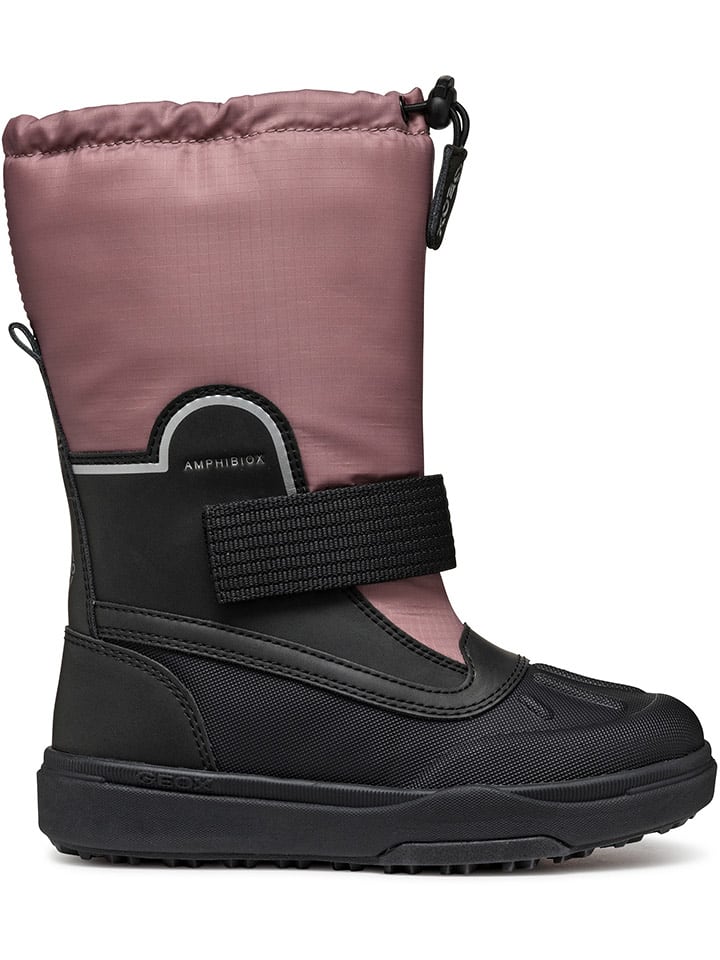 Geox Kozaki zimowe "Bunshee" w kolorze jasnoróżowo-czarnym rozmiar: 34