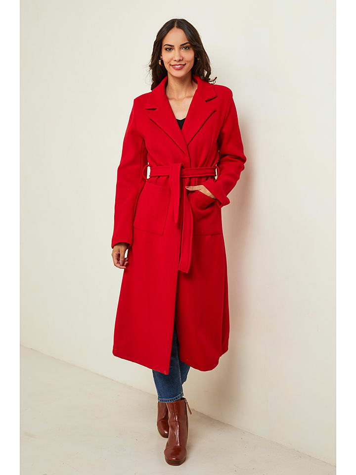 L'armoire de Suzette Płaszcz przejściowy w kolorze czerwonym rozmiar: 38