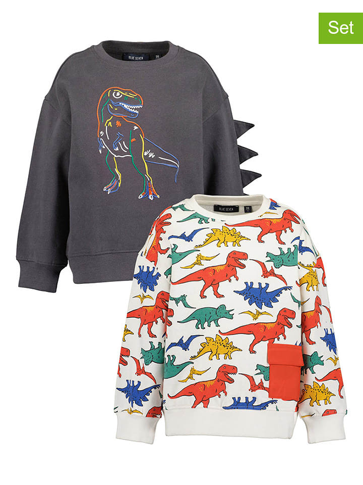 Blue Seven Bluzy (2 szt.) ze wzorem rozmiar: 122