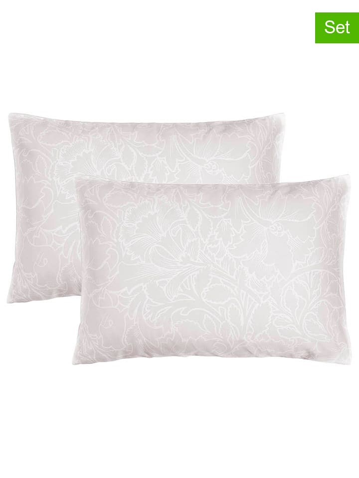 CXL by Christian Lacroix Satynowe poszewki (2 szt.) w kolorze kremowo-białym na poduszkę rozmiar: 50x70 cm