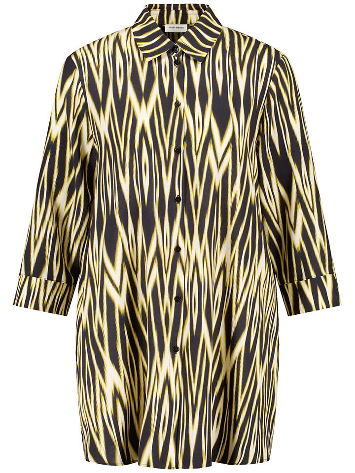 Gerry Weber Bluzka w kolorze czarno-kremowym rozmiar: 42