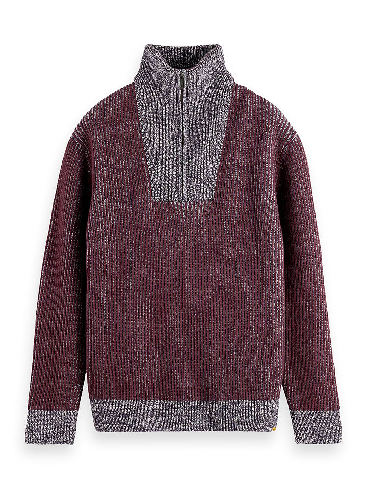 Scotch & Soda Sweter w kolorze bordowym rozmiar: L