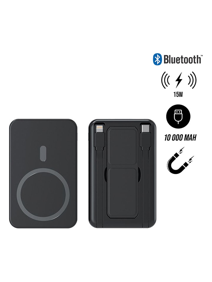 SWEET ACCESS Powerbank w kolorze czarnym - 10.000 mAh rozmiar: onesize