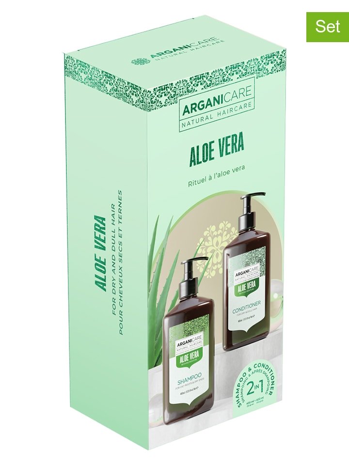 Argani Care 2-częściowy zestaw do włosów "Duo Box - Aloe Vera" rozmiar: onesize