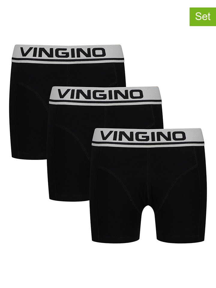 Vingino Bokserki (3 pary) w kolorze czarnym rozmiar: 158/164