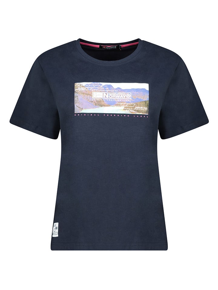 Geographical Norway Koszulka w kolorze granatowym rozmiar: XL