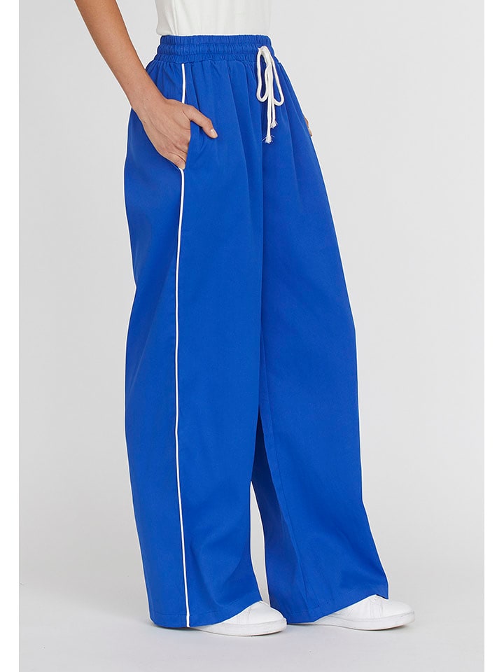 SisterS point Spodnie w kolorze niebieskim rozmiar: XS