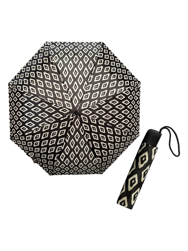 Impliva Parasol w kolorze czarno-beżowym - Ø 90 cm rozmiar: onesize