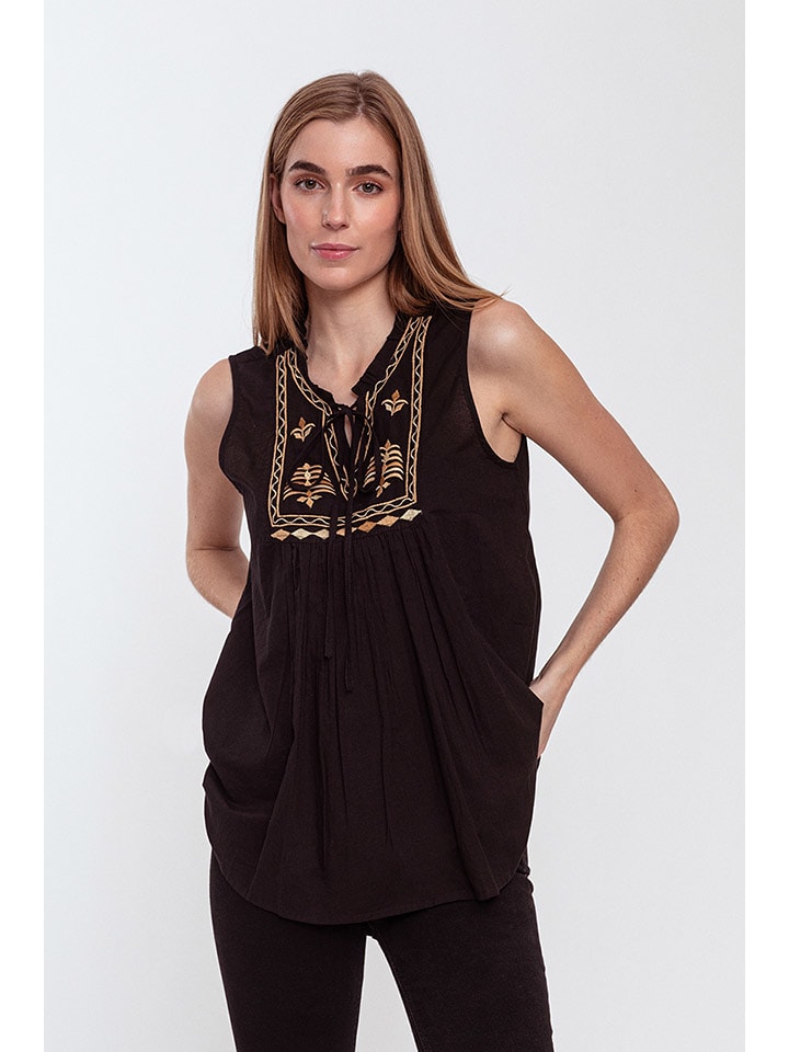 Makani Top w kolorze czarnym rozmiar: 40