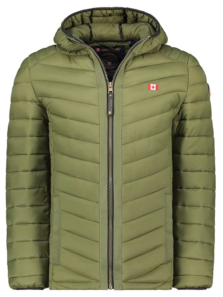 ANAPURNA Kurtka pikowana "Carlitana" w kolorze khaki rozmiar: M