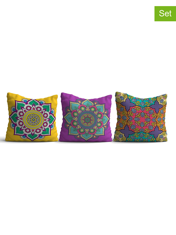 ABERTO DESIGN Poduszki (3 szt.) ze wzorem rozmiar: 43x43 cm