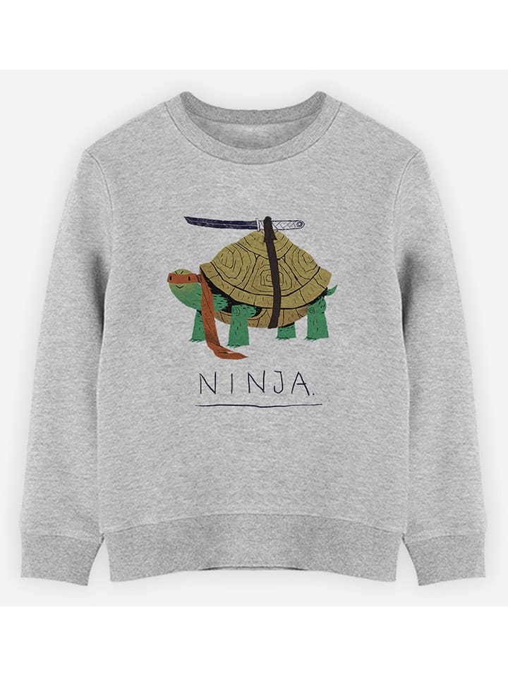 WOOOP Bluza "Ninja Turtle" w kolorze szarym rozmiar: 140