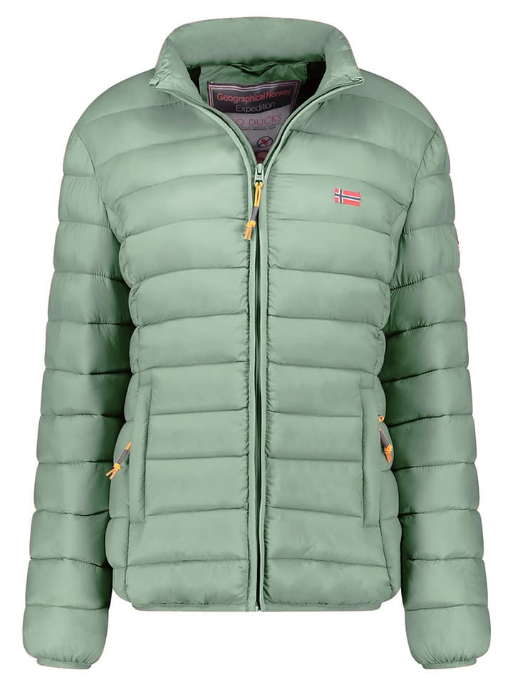 Geographical Norway Kurtka pikowana "Atikolor" w kolorze miętowym rozmiar: M