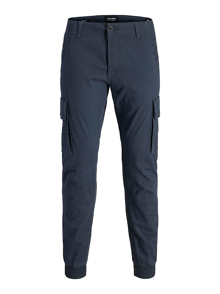 Jack & Jones Bojówki "Paul" w kolorze granatowym rozmiar: W28/L32