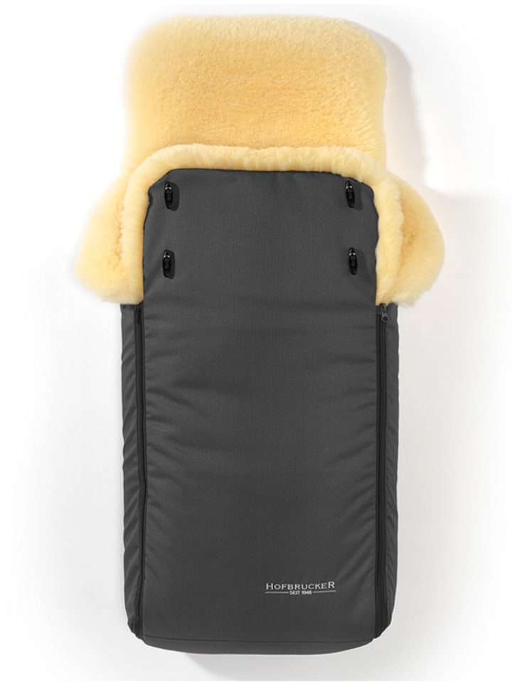 Hofbrucker Śpiworek "Luxus" w kolorze szarym - 95 x 34 cm rozmiar: onesize